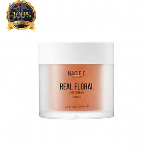 Nacific Real Floral Air Cream Rose - Лёгкий гель-крем с лепестками розы 100мл купить недорого в магазине Корейские товары для всей семьи(КорОпт)