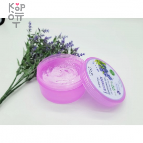 SOQU Natural Lavender Soothing Gel - Успокаивающий гель с Лавандой (банка), 300мл. купить недорого в магазине Корейские товары для всей семьи(КорОпт)