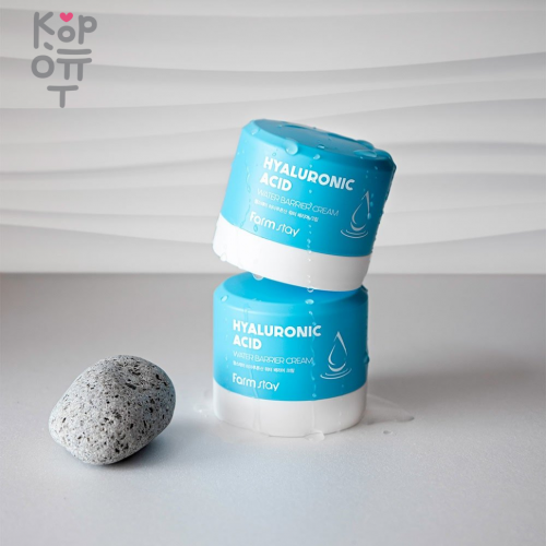 Farm Stay Hyaluronic Acid Water Barrier Cream - Увлажняющий защитный крем с гиалуроновой кислотой, 80мл