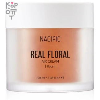 Nacific Real Floral Air Cream Rose - Лёгкий гель-крем с лепестками розы 100мл купить недорого в магазине Корейские товары для всей семьи(КорОпт)