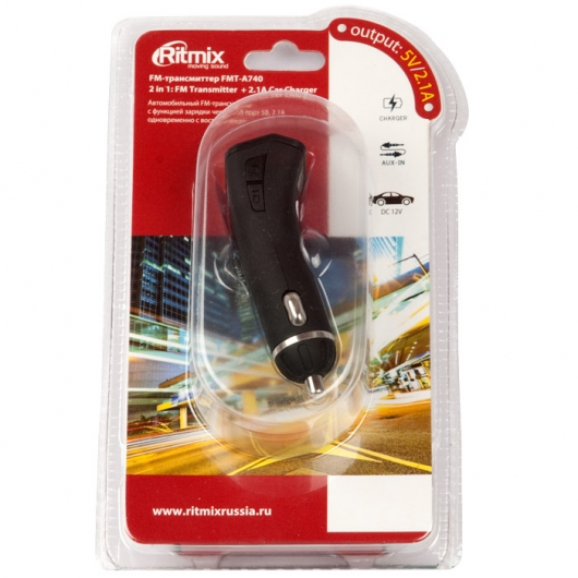 FM трансмиттер (модулятор) Ritmix FMT-A740