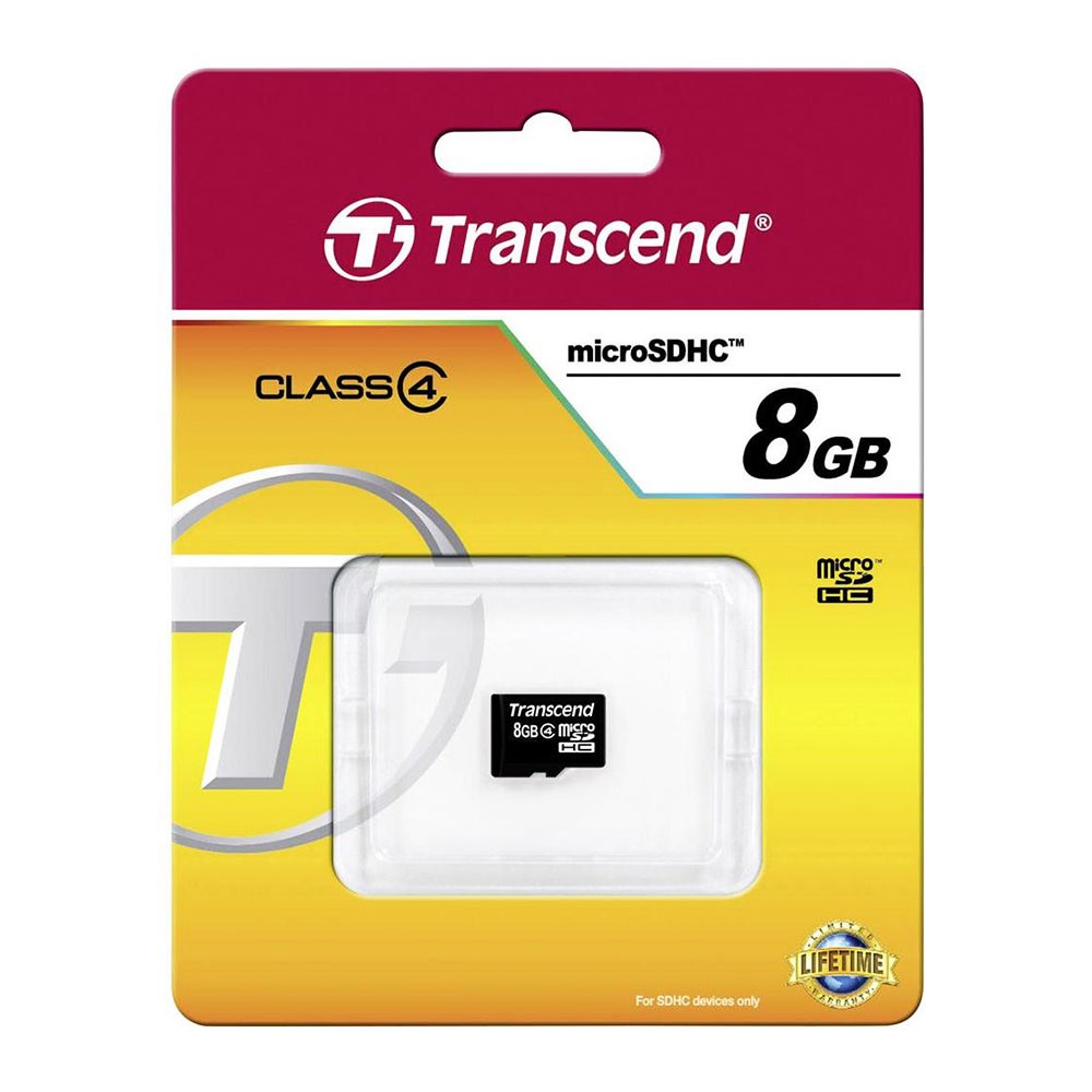 Карта памяти MicroSD Transcent 8GB Class 4 без адаптера