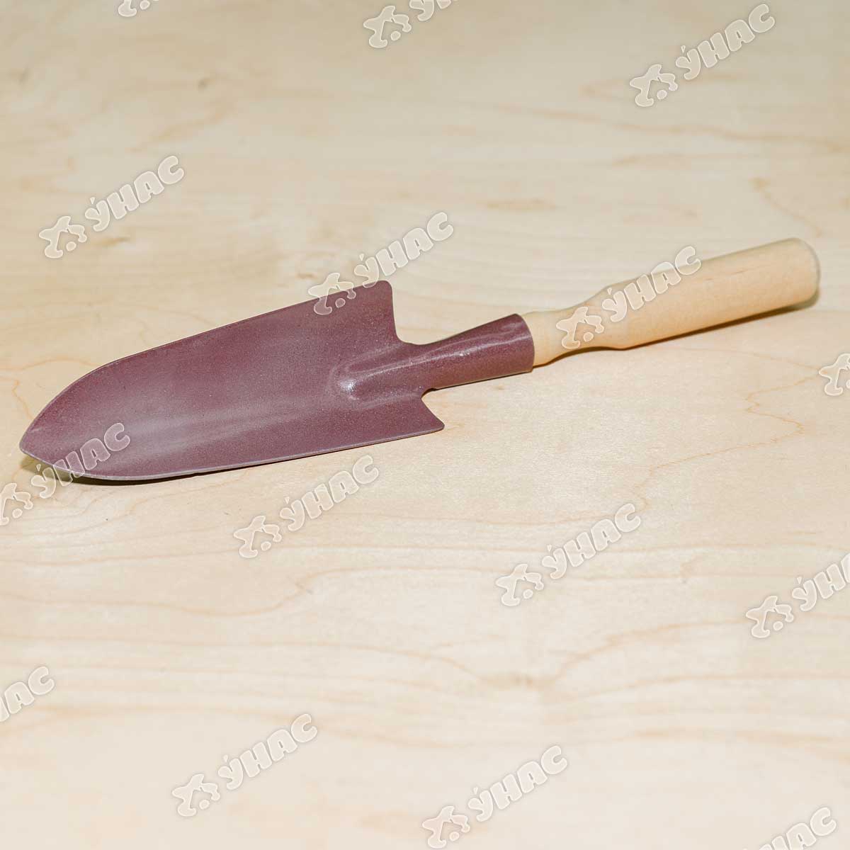 Совок посадочный малый (0,8мм) с деревянной ручкой х25