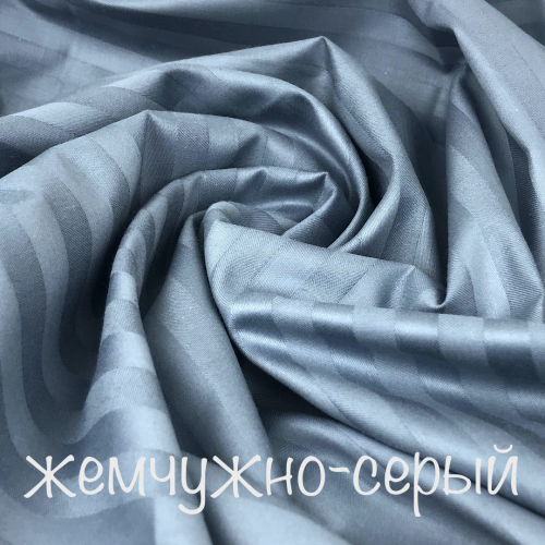 Сатин-страйп. Наволочка 50х70 с ушками