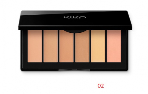 РОЗНИЦА 1700 р! KIKO MILANO Smart concealer palette палитра 6 корреторов д.лица 6*0,4г  