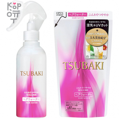 SHISEIDO TSUBAKI VOLUME Спрей для придания объема волосам с маслом камелии и защитой от термического воздействия, 220мл. купить недорого в магазине Корейские товары для всей семьи(КорОпт)