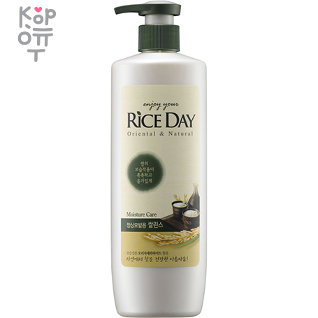 CJ LION Rice Day - Кондиционер для нормальных и сухих волос, увлажняющий, 470мл. купить недорого в магазине Корейские товары для всей семьи(КорОпт)