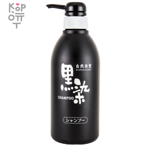 KUROBARA Kurozome Шампунь-тонер для придания естественного цвета седым волосам 500мл. купить недорого в магазине Корейские товары для всей семьи(КорОпт)