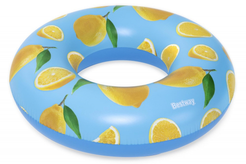 Круг для плавания 119см Scentsational Lemon с запахом лимона 12+, уп.12