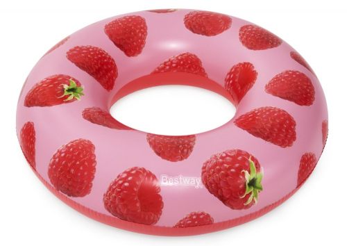 Круг для плавания 119см Scentsational Raspberry с запахом малины, 12+, уп.12