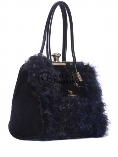 Сумка женская VF8010142-1 YB-BLACK/blue