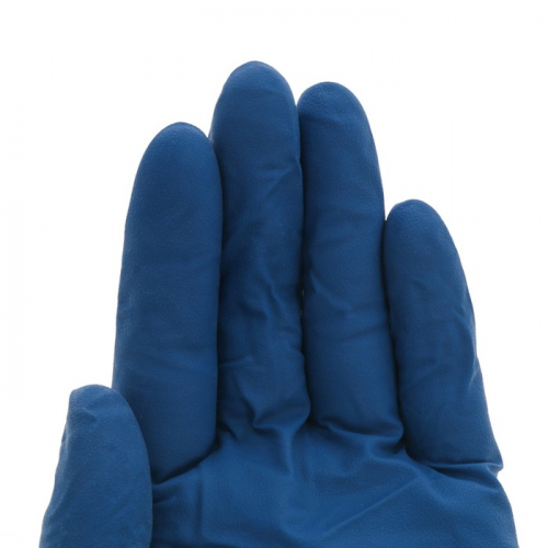 Перчатки латексные неопудренные, размер XL, 50 шт/уп, цвет синий