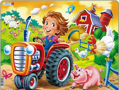 BM7 - Дети на ферме. Трактор