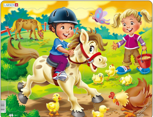 BM8 - Дети на ферме. Пони