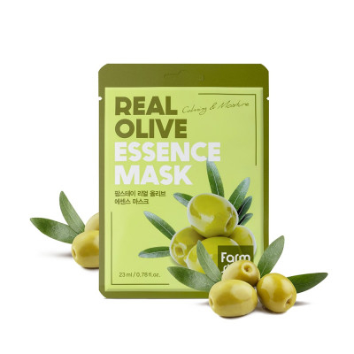 Маска тканевая с маслом оливы FARMSTAY Real Olive Essence Mask  1шт
