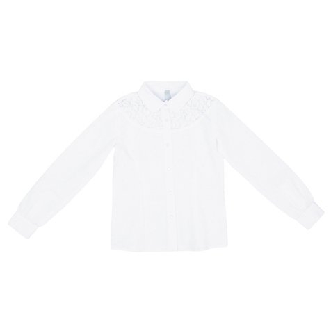 Школьная блузка для девочки S'Cool COOL-364037, белый