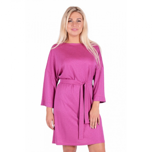 Платье П 720 (меланж розовый)