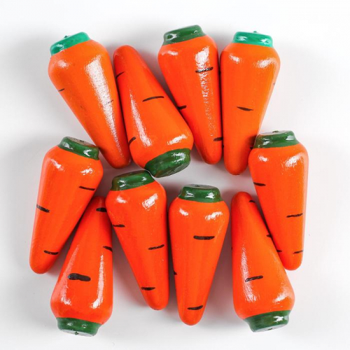 Счётный материал «Овощи: морковка, помидор, огурец» 10 шт., МИКС