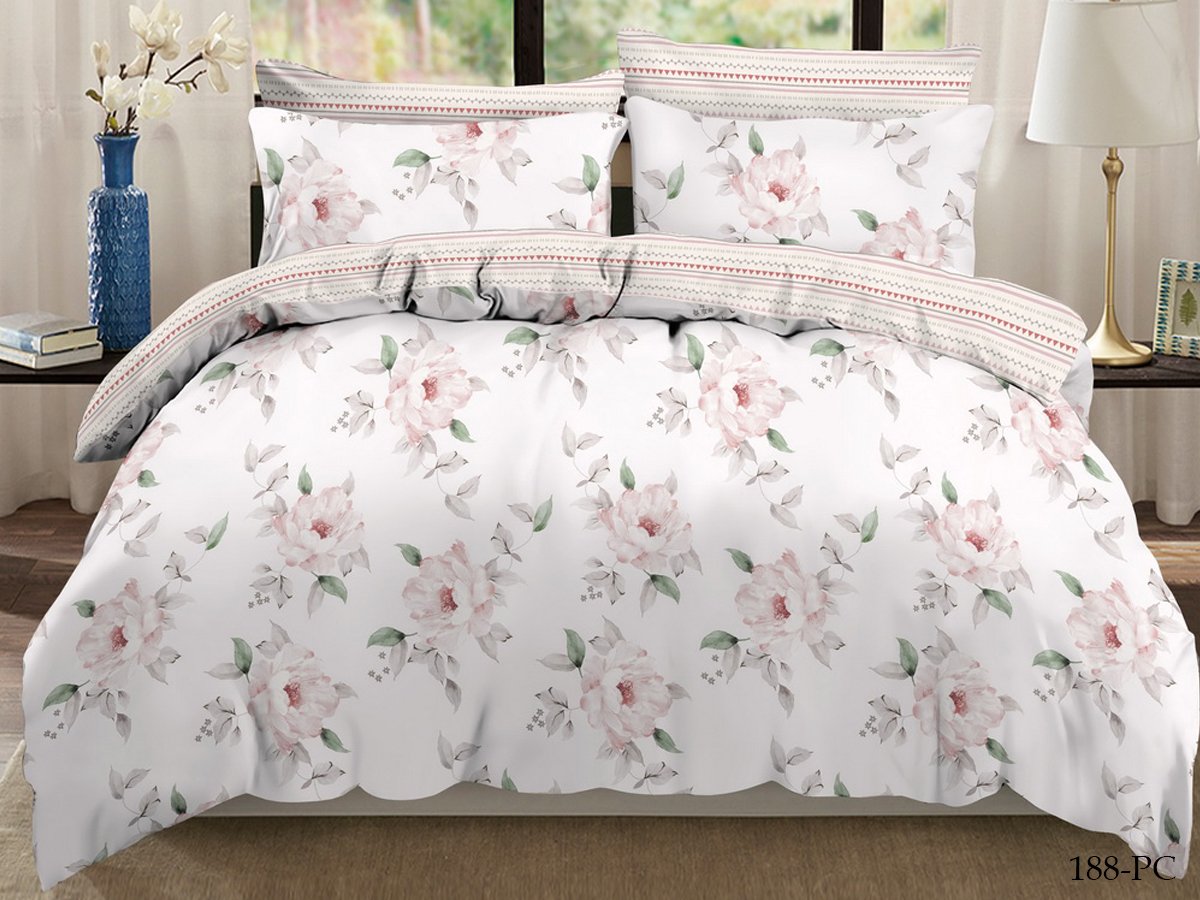 КПБ Поплин Pure cotton 188 (1.5 спальный) (cl-203253-gr)