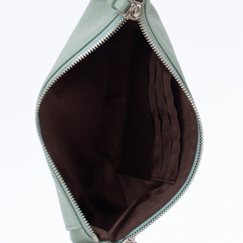Сумка: Женская кожаная сумка Richet 2699LN 355 Зеленый