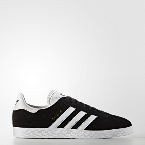 Кроссовки мужские GAZELLE             CBLACK/WHITE/GOLDMT, Adidas