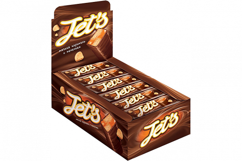 Батончик Jet`s, 42 г (упаковка 18 шт)