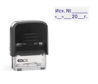 Штамп стандартный Исх. № и дата Colop Printer C20 3.4, 266876