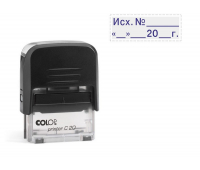 Штамп стандартный Исх. № и дата Colop Printer C20 3.4, 266876