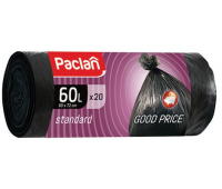 Мешки д/мусора 60л PACLAN 20шт, 