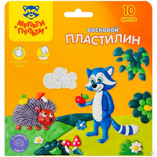 Пластилин Мульти-Пульти 