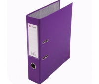 Папка-регистратор 80 мм с арочным механизмом, обложка ПВХ, фиолетовый LAMARK AF0600-VL