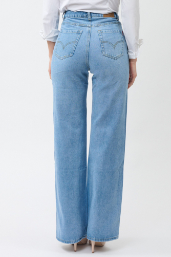 Прямые голубые джинсы (ряд 25-30) арт. WK1028-3