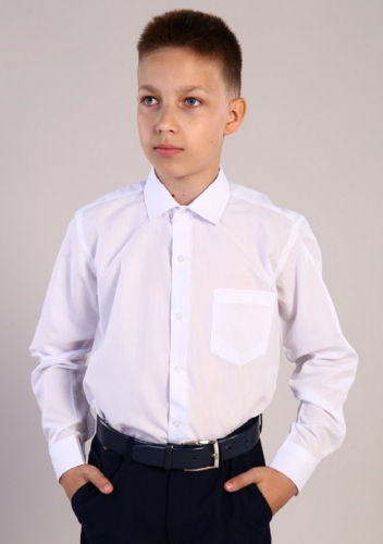 Рубашка Белая классика детская дл. рукав