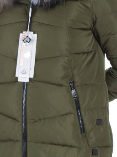 M16-78 Пальто женское с натуральным мехом Meajiateer размер M - 44 российский