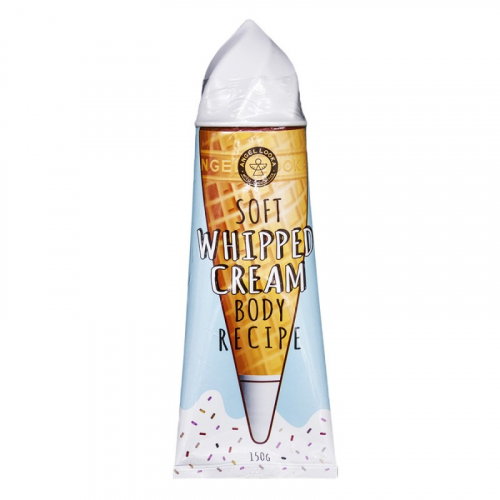 Angellooka Soft Whipped Cream Body Recipe Vanilla Scent - Крем для тела с ароматом ванили 150г