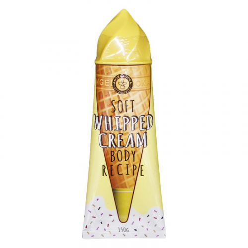 Angellooka Soft Whipped Cream Body Recipe Sweet Banana Scent - Крем для тела с ароматом банана 150г