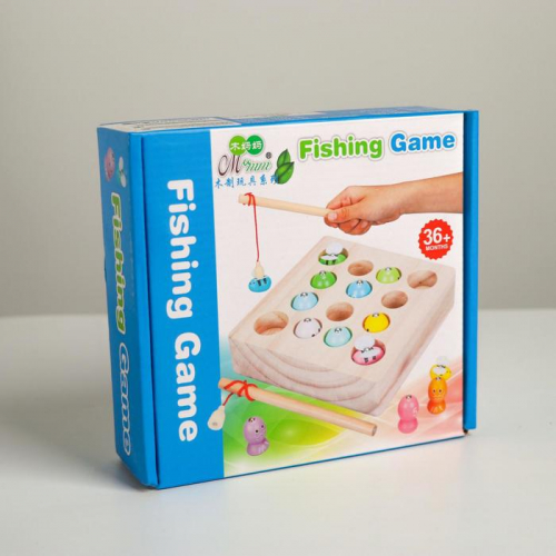 Игрушка развивающая рыбалка «Рыбки + пчёлки» 16×16×4 см