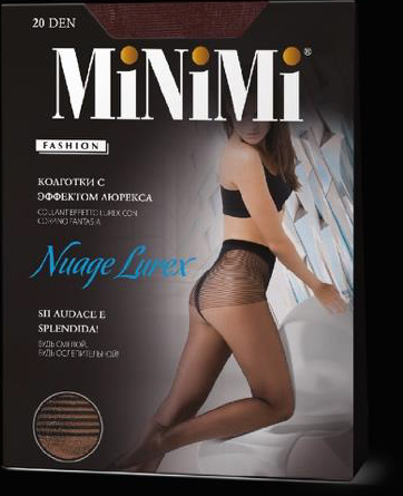 Колготки женские MINIMI Nuance Lurex 20