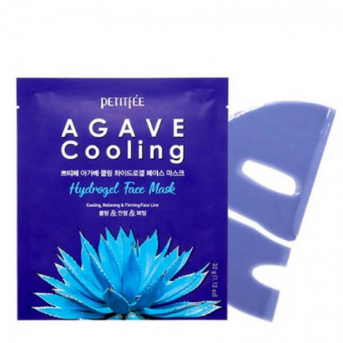 Petitfee Охлаждающая гидрогелевая маска с экстрактом агавы Agave Cooling Hydrogel Face Mask