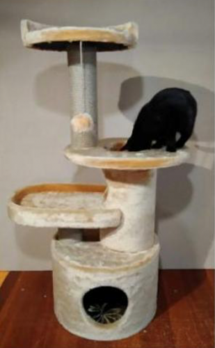 Комплекс домик для кошки Блаженство в мехе