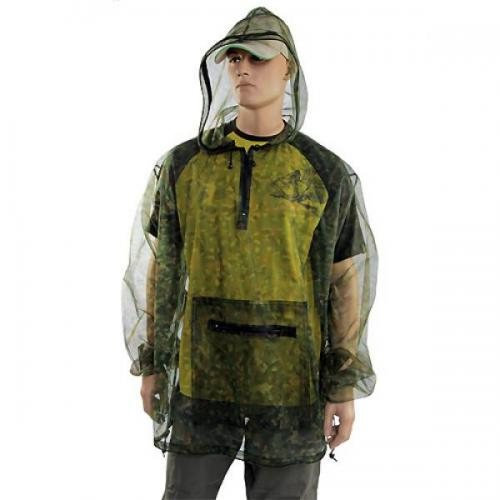 Куртка антимоскитная (сетка), цвет - КМФ, с капюшоном, размер L/56/58
