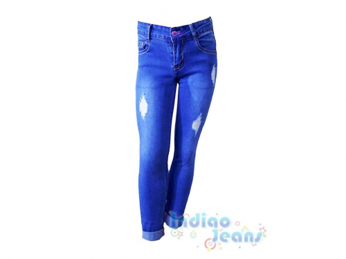  Облегченные джинсы для девочек, арт. I33736