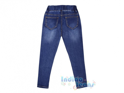  Стильные джинсы на мягкой резинке, для девочек, арт. i36000