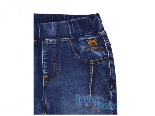  Стильные джинсы на мягкой резинке, для девочек, арт. i36000