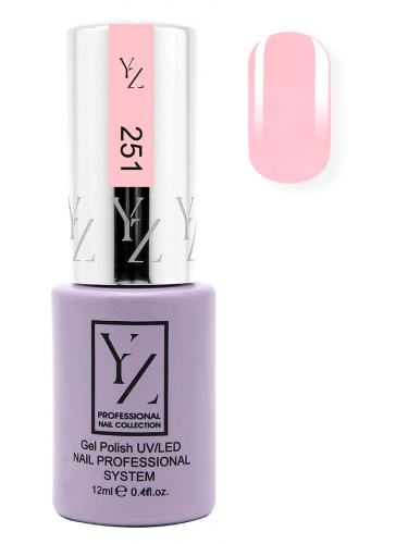 N0251 – гель-лак UV/LED YZ NAIL PROFESSIONAL (нюдово – розовый)