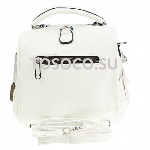 k22 white сумка-рюкзак экокожа 30х20х8