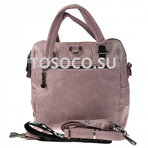 685-7 pink сумка-рюкзак экокожа 24х24х12