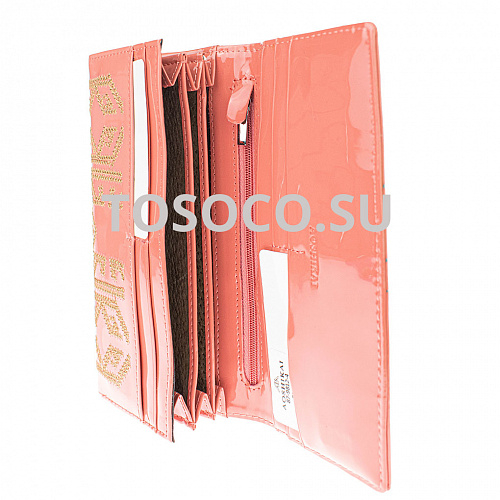 87-9812-4 pink кошелек AOSHIKAI натуральная кожа и экокожа 10х20х2