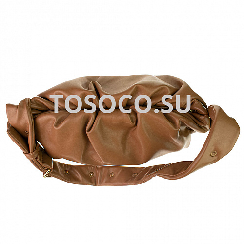 842-1 brown сумка экокожа 13х30x11