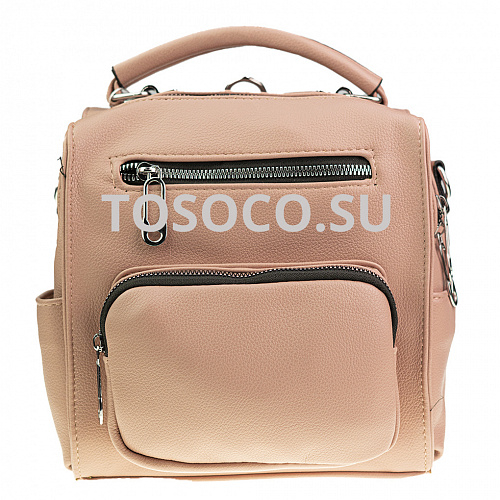 k22 pink сумка-рюкзак экокожа 30х20х8